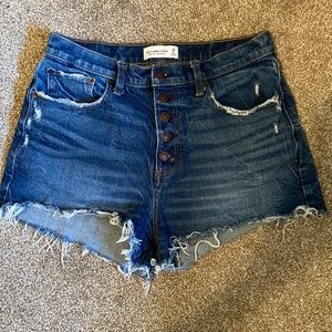 Abercrombie high rise mom shorts - curve love
